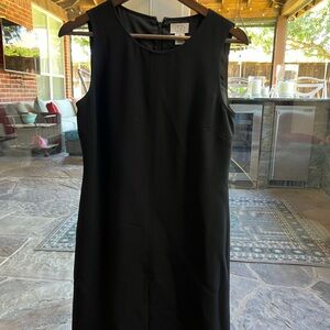 LOFT Classic Black Midi Dress